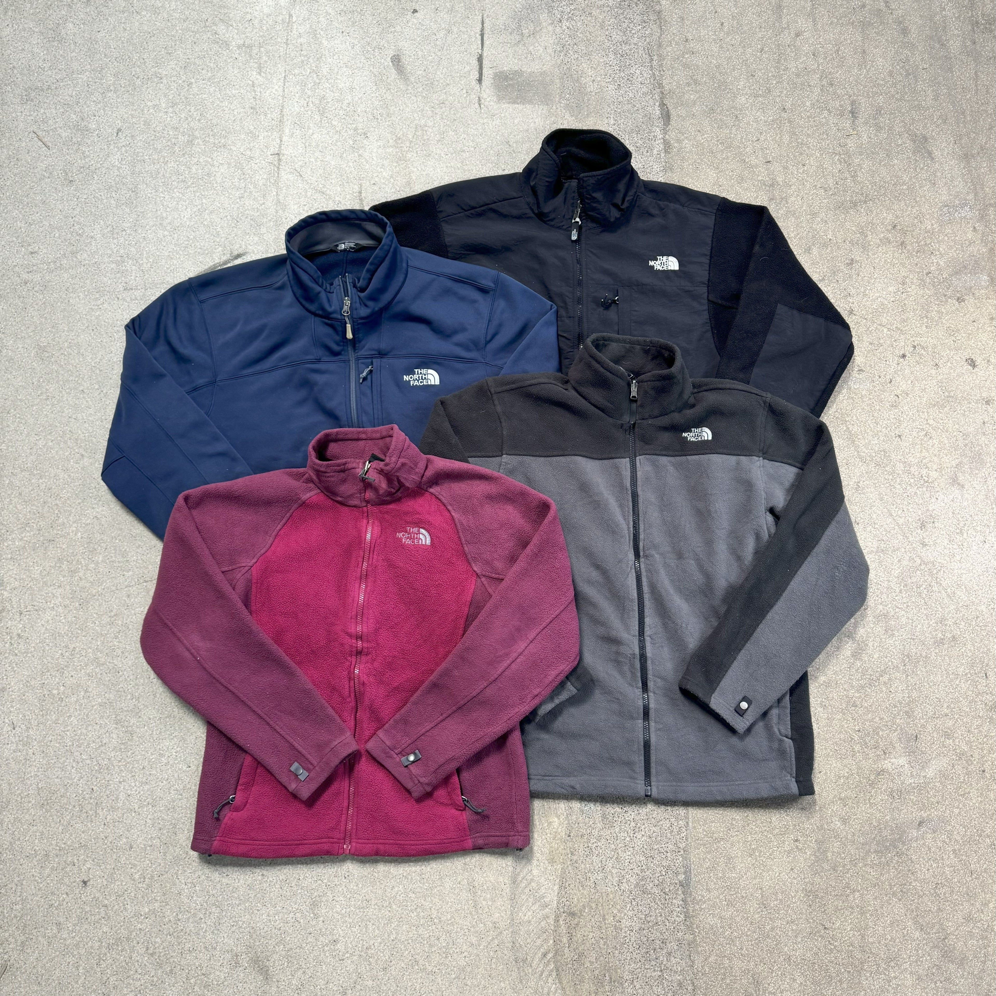 10x THE NORTH FACE FLEECE JACKETS