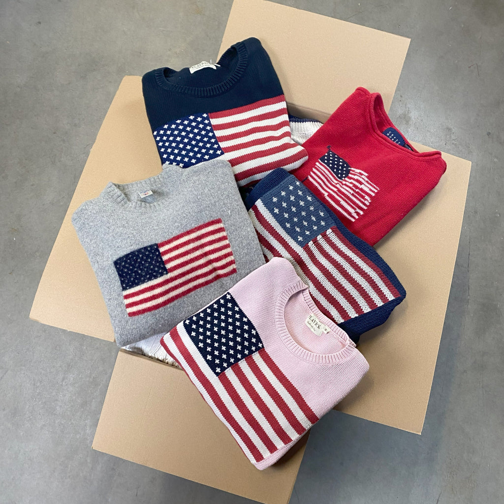 30x USA FLAG SWEATERS