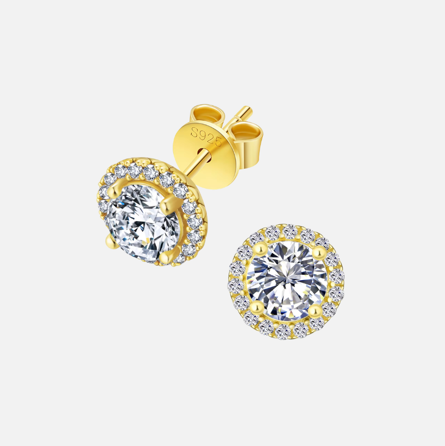 MOISSANITE CUT EARRING
