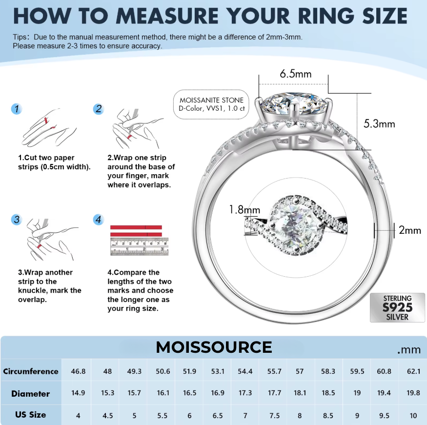 MOISSANITE BRIDAL RING