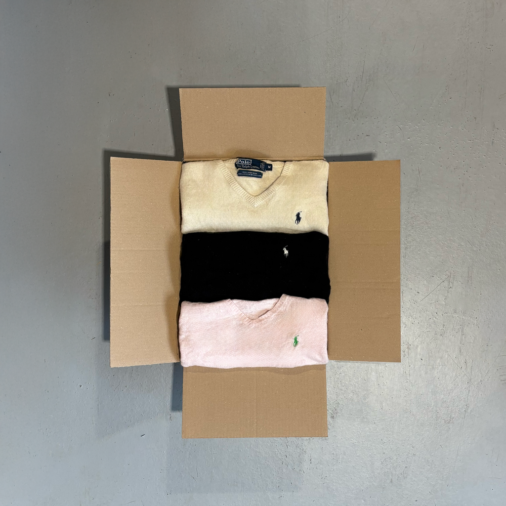 10x RALPH LAUREN SHRUNKEN WOOL SWEATERS